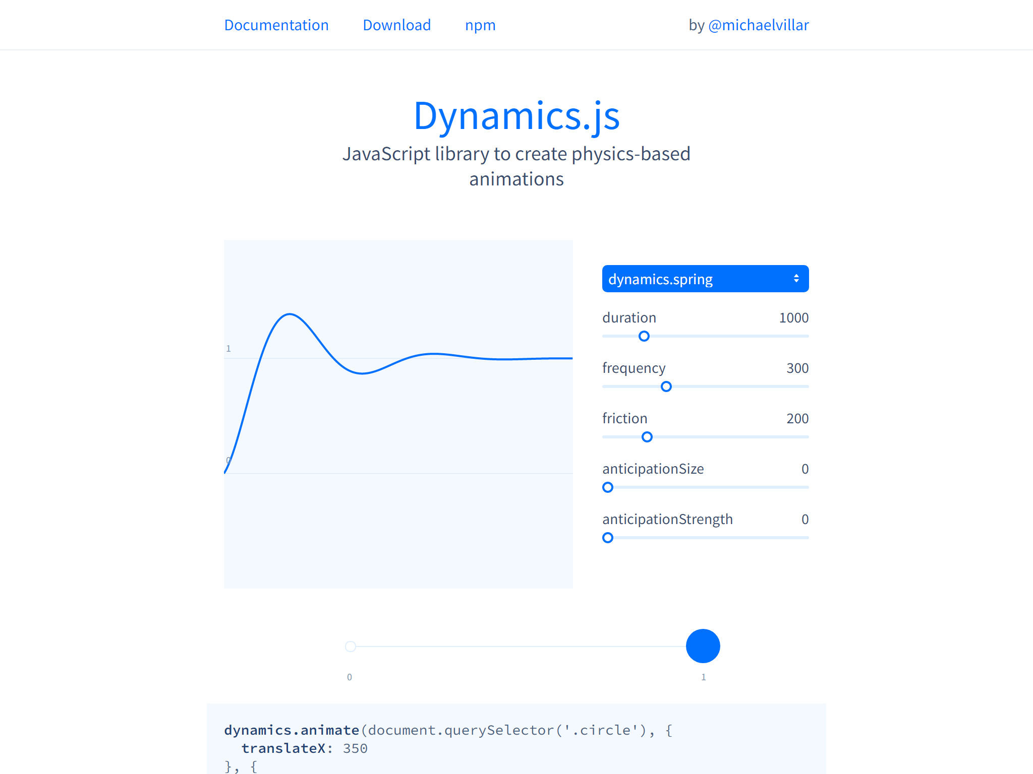 Dynamics.js