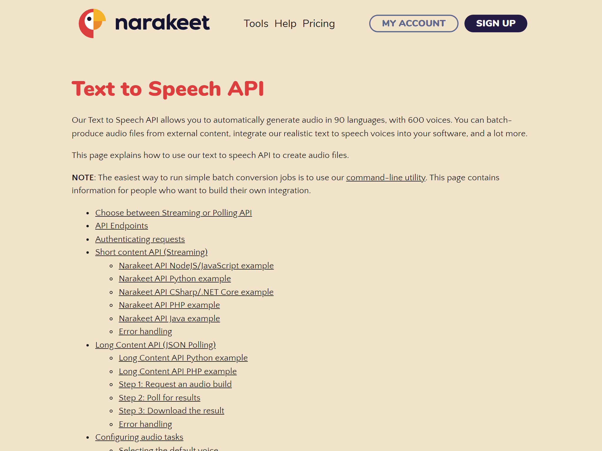 Narakeet