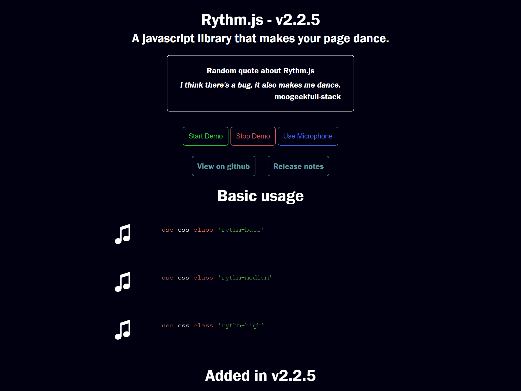 Rythm.js